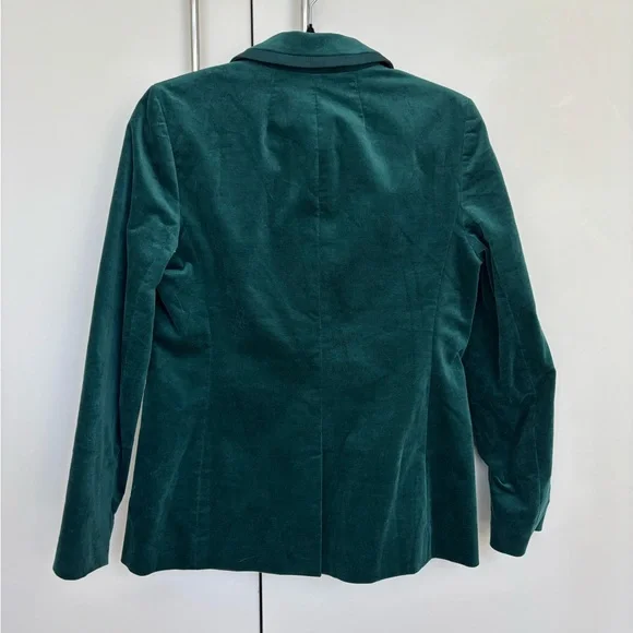 J. Crew Women's Emerald Velvet Blazer - Picture 4 of 4